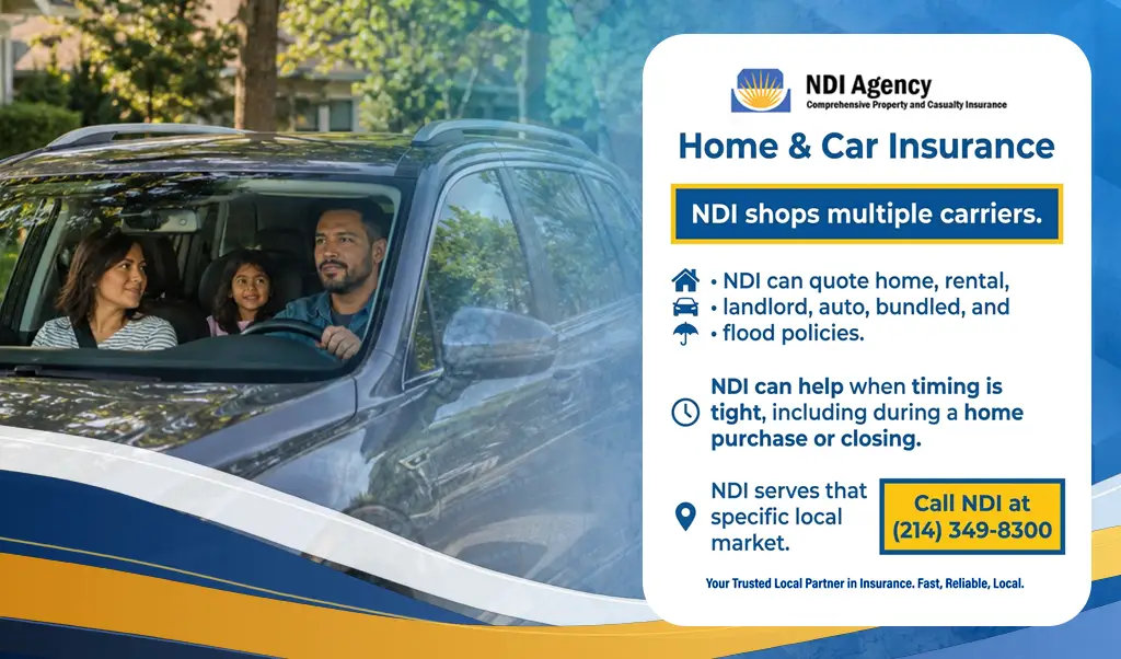 Home and Auto Insurance Bundle Quotes in Austin County, TX