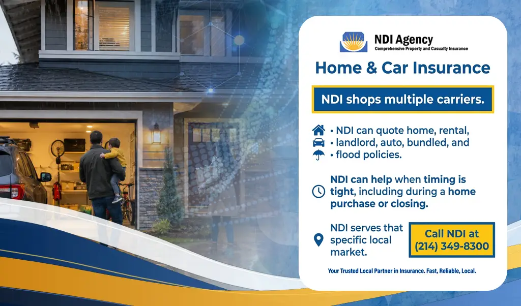 Home and Auto Insurance Bundle Quotes in Arlington, TX