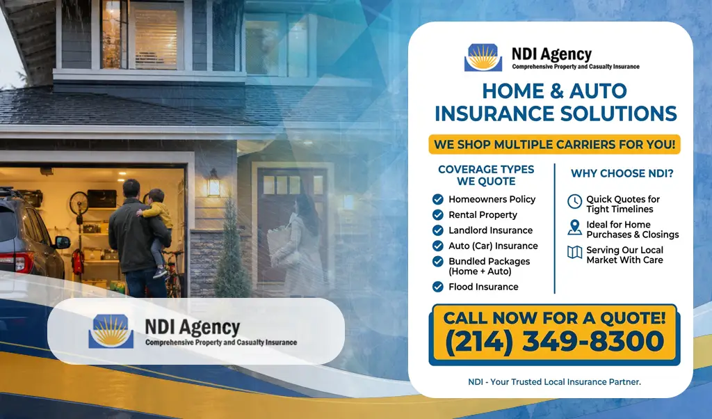 Home and Auto Insurance Bundle Quotes in Melissa, TX