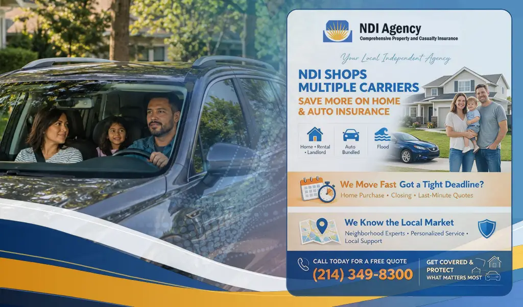 Home and Auto Insurance Bundle Quotes in Lancaster, TX
