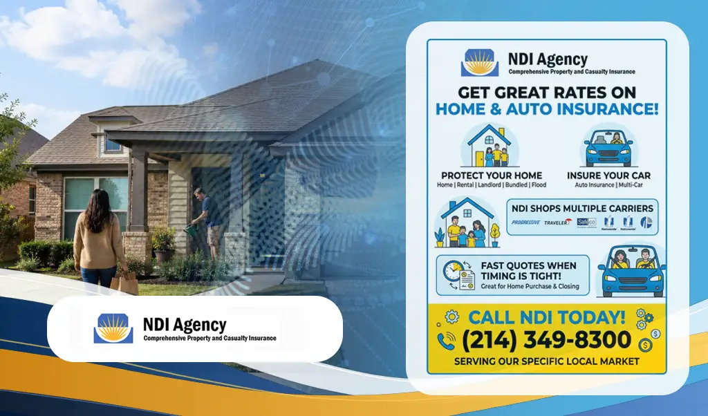 Home and Auto Insurance Bundle Quotes in Ennis, TX