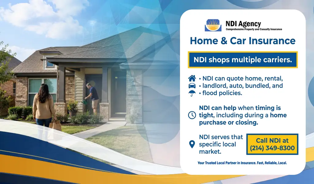 Home and Auto Insurance Bundle Quotes in Benbrook, TX