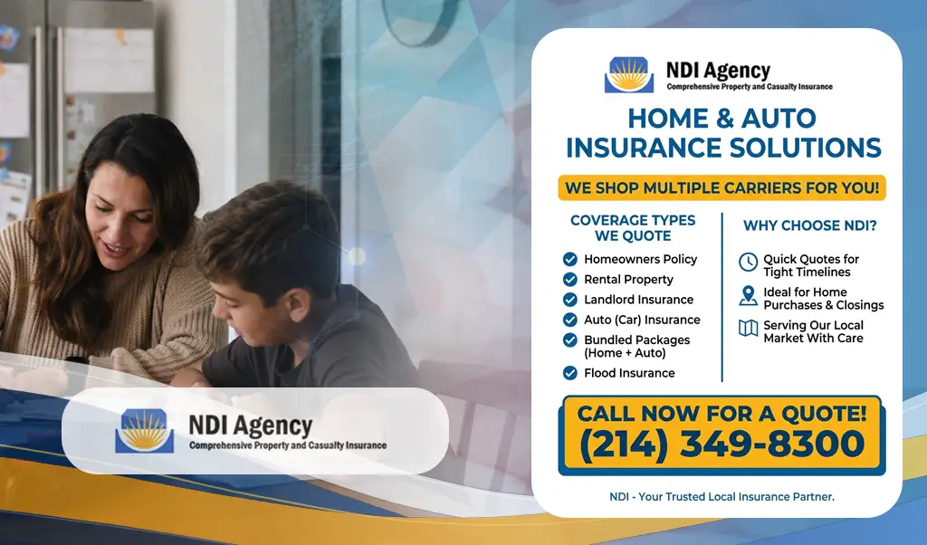 Home and Auto Insurance Bundle Quotes in Corinth, TX
