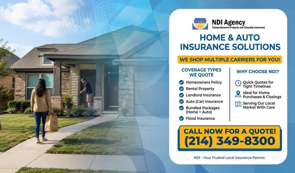 Home and Auto Insurance Bundle Quotes in Corsicana, TX