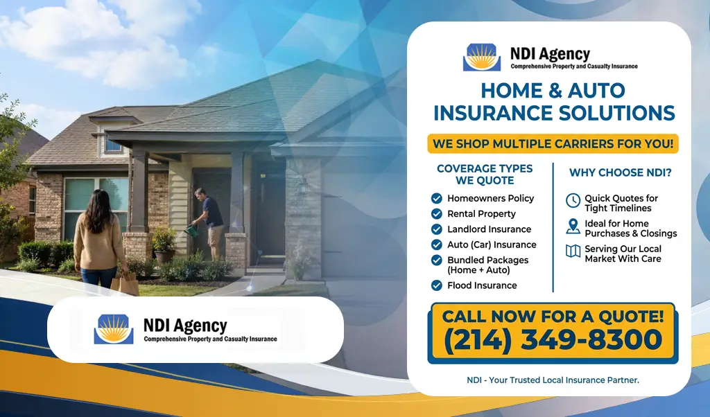 Home and Auto Insurance Bundle Quotes in Melissa, TX