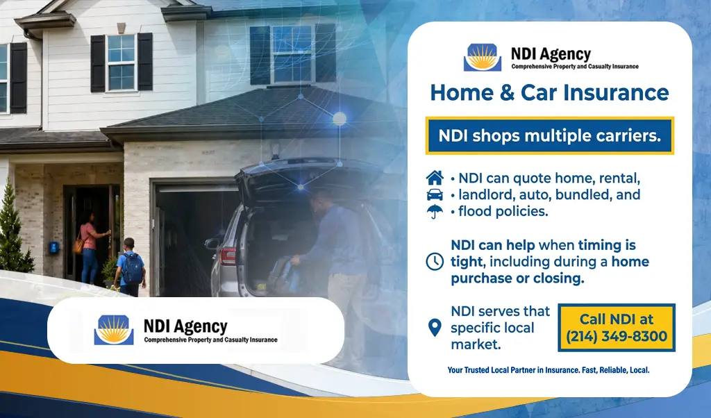 Home and Auto Insurance Bundle Quotes in Lake Dallas, TX