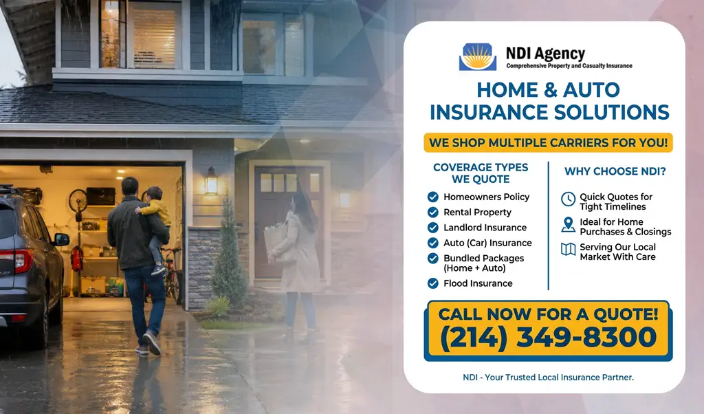 Home and Auto Insurance Bundle Quotes in Milam County, TX