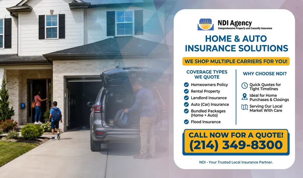 Flood Insurance Quotes in Cedar Hill, TX