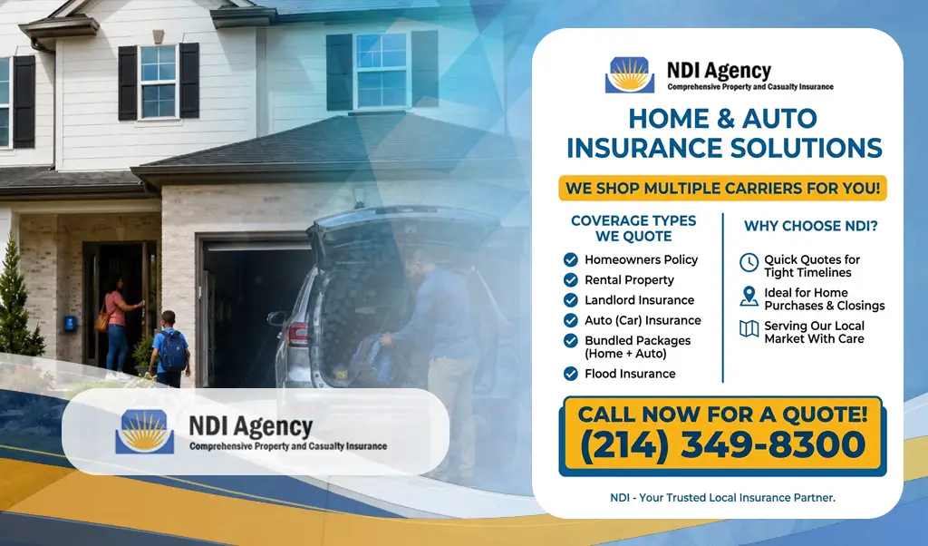 Home and Auto Insurance Bundle Quotes in Grapevine, TX